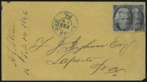 Sale 1100, Lot 219, Postal History: Stamped Covers