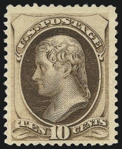 Sale 1100, Lot 40, 1869 Pictorial Issue thru 1870-90 Bank Notes (Scott 113-229)