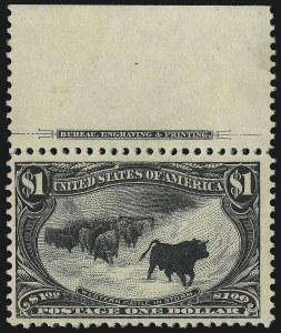 Sale 1100, Lot 65, 1894-98 Bureau Issues, 1898 Trans-Mississippi Issue (Scott 263-293), $1.00 Trans-Mississippi (292) Sale 1100, Lot 65, 1894-98 Bureau Issues, 1898 Trans-Mississippi Issue (Scott 263-293)