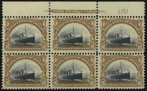 Sale 1100, Lot 75, 1901 Pan-American Issue (Scott 294-299)