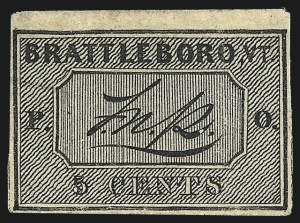 Sale 1106, Lot 3006, Postmasters Provisionals