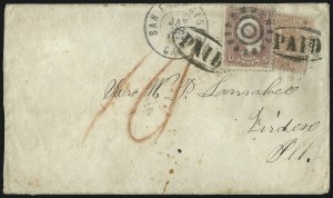 Sale 1106, Lot 3076, Western Mails, continued