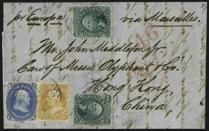 Sale 1106, Lot 3096, 1861-66 Issue
