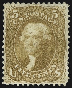 Sale 1107, Lot 124, 1861-66 Issue (Scott 56-78)