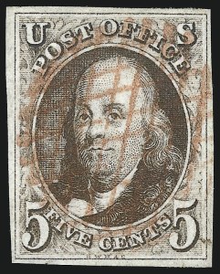 Sale 1107, Lot 15, 1847 Issue (Scott 1-2)
