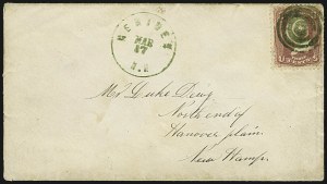 Sale 1107, Lot 175, Fancy Cancellations: On Cover