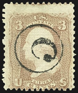 Sale 1107, Lot 196, 1867-68 Grilled Issue (Scott 79-85E)