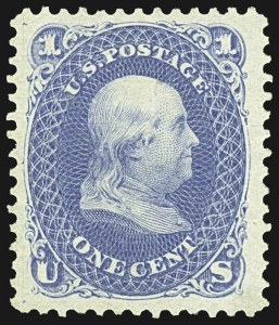Sale 1107, Lot 219, 1875 Re-Issue of 1861-66 Issue (Scott 102-111)