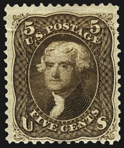 Sale 1107, Lot 221, 1875 Re-Issue of 1861-66 Issue (Scott 102-111)