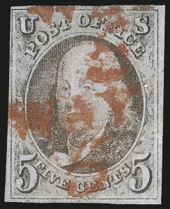 Sale 1107, Lot 26, 1847 Issue (Scott 1-2)