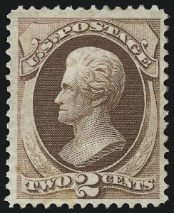 Sale 1107, Lot 269, 1870-71 National Bank Note Co. Issues (Scott 134-155), 2c Red Brown (146) Sale 1107, Lot 269, 1870-71 National Bank Note Co. Issues (Scott 134-155)