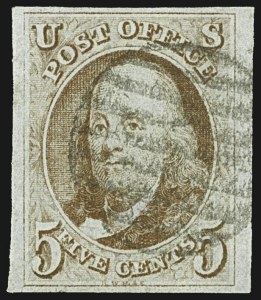 Sale 1107, Lot 32, 1847 Issue (Scott 1-2)