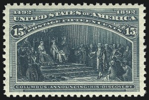 Sale Number 1107, Lot Number 320, 1c-30c 1893 Columbian Issue (Scott 230-239) Sale Number 1107, Lot Number 320, 1c-30c 1893 Columbian Issue (Scott 230-239)