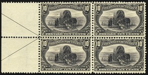 Sale 1107, Lot 385, 1898 Trans-Mississippi Issue (Scott 285-293)
