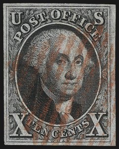 Sale 1107, Lot 45, 1847 Issue (Scott 1-2)