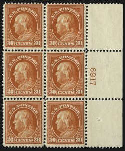 Sale 1107, Lot 460, 1912-15 Washington-Franklin Issue (Scott 405-491)