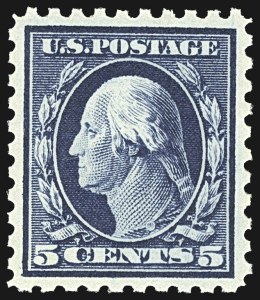 Sale Number 1107, Lot Number 467, 1912-15 Washington-Franklin Issue (Scott 405-491)