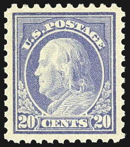 Sale Number 1107, Lot Number 468, 1912-15 Washington-Franklin Issue (Scott 405-491)