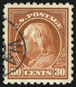 Sale 1107, Lot 470, 1912-15 Washington-Franklin Issue (Scott 405-491)