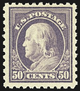 Sale 1107, Lot 487, 1912-15 Washington-Franklin Issue (Scott 405-491)