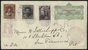 Sale 1107, Lot 691, Canal Zone, Hawaii