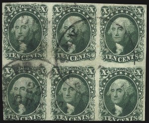 Sale 1107, Lot 70, 1851-56 Issue (Scott 5-17)