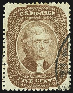 Sale Number 1107, Lot Number 85, 1857-60 Issue (Scott 18-39) Sale Number 1107, Lot Number 85, 1857-60 Issue (Scott 18-39)