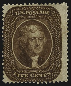 Sale 1107, Lot 89, 1857-60 Issue (Scott 18-39)