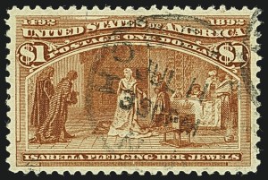 Sale Number 1108, Lot Number 116, 1893 Columbian Issue (Scott 237-245) Sale Number 1108, Lot Number 116, 1893 Columbian Issue (Scott 237-245)