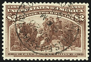 Sale Number 1108, Lot Number 117, 1893 Columbian Issue (Scott 237-245) Sale Number 1108, Lot Number 117, 1893 Columbian Issue (Scott 237-245)