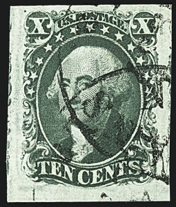 Sale Number 1108, Lot Number 15, 1851-56 Issue (Scott 6-17)