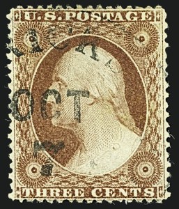 Sale Number 1108, Lot Number 24, 1857-60 Issue (Scott 18-39) Sale Number 1108, Lot Number 24, 1857-60 Issue (Scott 18-39)