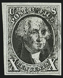 Sale Number 1108, Lot Number 3, 1847 Issue (Scott 1-2) Sale Number 1108, Lot Number 3, 1847 Issue (Scott 1-2)