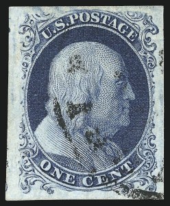 Sale 1108, Lot 4, 1851-56 Issue (Scott 6-17)