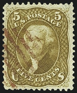 Sale 1108, Lot 45, 1861-66 Issue (Scott 63-78a)