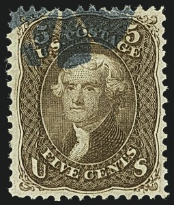 Sale 1108, Lot 71, 1867-68 Grilled Issue (Scott 83-101)