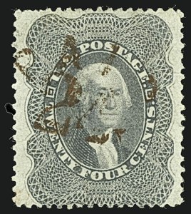 Sale 1109, Lot 439, 12c 1851-56 Issue, Off-Cover and Stamp Balances (Scott 17)
