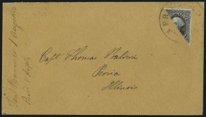 Sale 1109, Lot 480, 5c-12c 1851-56 Issue, On-Cover (Scott 12-17a)