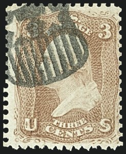 Sale 1109, Lot 570, 1861-66 Issue, Off-Cover (Scott 62B-68)