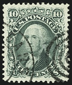 Sale Number 1109, Lot Number 575, 1861-66 Issue, Off-Cover (Scott 62B-68)