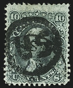 Sale 1109, Lot 577, 1861-66 Issue, Off-Cover (Scott 62B-68)