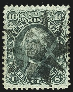 Sale 1109, Lot 579, 1861-66 Issue, Off-Cover (Scott 62B-68)