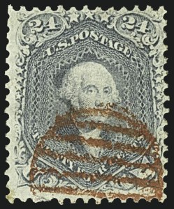 Sale 1109, Lot 591, 1861-66 Issue, Off-Cover, Cont. (Scott 69-78c)