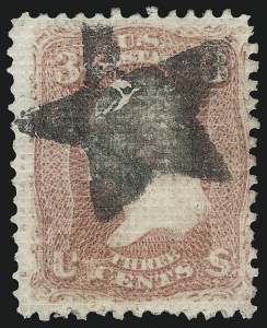 Sale 1109, Lot 653, 1867-68 Grilled Issue, Off-Cover (Scott 79-101)