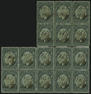 Sale 1110, Lot 1388, Proprietary (Scott RB1-RB16)