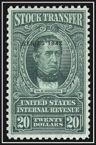 Sale 1110, Lot 1440, Stock Transfer, Cont. (Scott RD67-RD161)