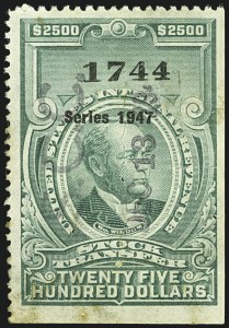 Sale 1110, Lot 1463, Stock Transfer, Cont. (Scott RD227-RD363)