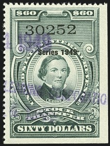 Sale 1110, Lot 1464, Stock Transfer, Cont. (Scott RD227-RD363)