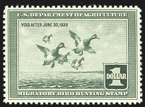 Sale Number 1110, Lot Number 1490, Hunting Permits (Scott RW) Sale Number 1110, Lot Number 1490, Hunting Permits (Scott RW)