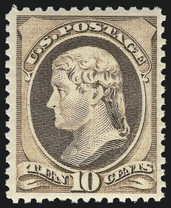 Sale Number 1111, Lot Number 101, 1870-88 Bank Note Co. Issues (Scott 134-218) Sale Number 1111, Lot Number 101, 1870-88 Bank Note Co. Issues (Scott 134-218)